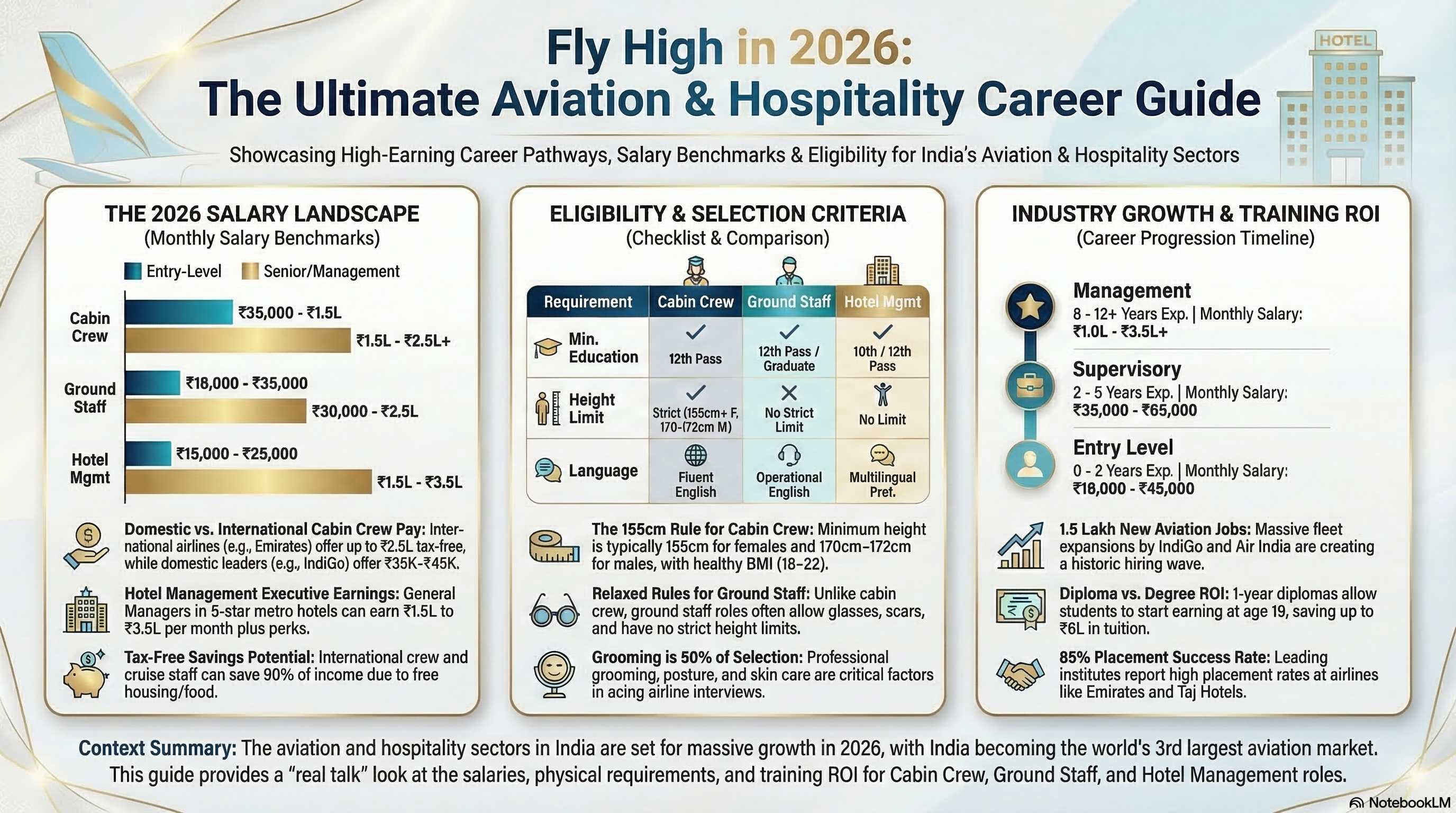 Hotel Management Salary for Manager 2026: Complete Compensation Guide by Position - Hotel Mgmt career guide from Wings Institute Vadodara Gujarat